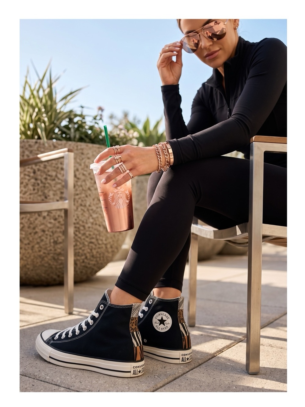 Rare: new Converse ✪ Chuck Taylor High Top Sneaker ✪ Multi Animal Print Suede